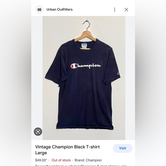 Two (2) vintage Champion t-shirts.  Good looking!! - Picture 9 of 9